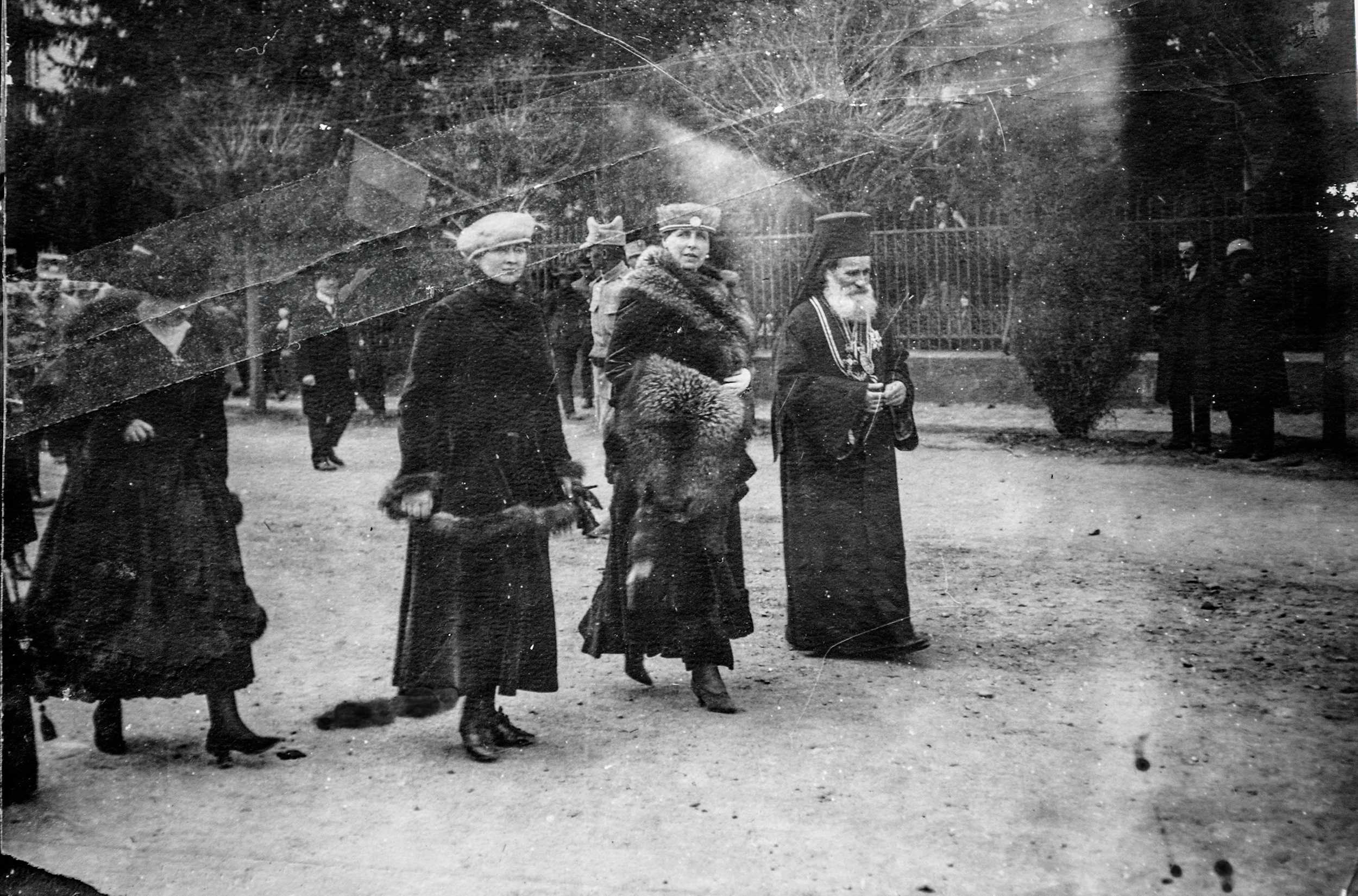  Regele Ferdinand și Regina Maria la serbarea unirii Basarabiei, 30 martie 1918 <br /> Sursă foto: Arhivele Naționale ale României