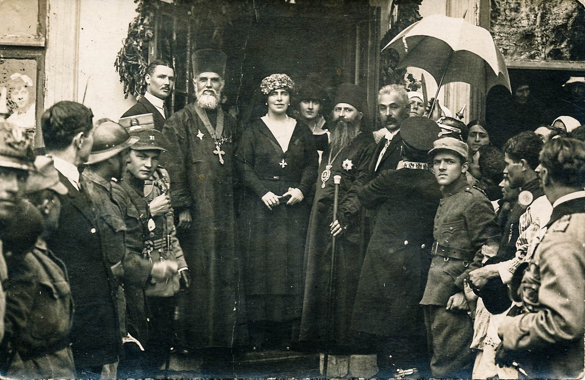 Vizita Reginei Maria la Ospătăria Populară din Chişinău, 1920 <br /> Sursă foto: Arhivele Naționale ale României