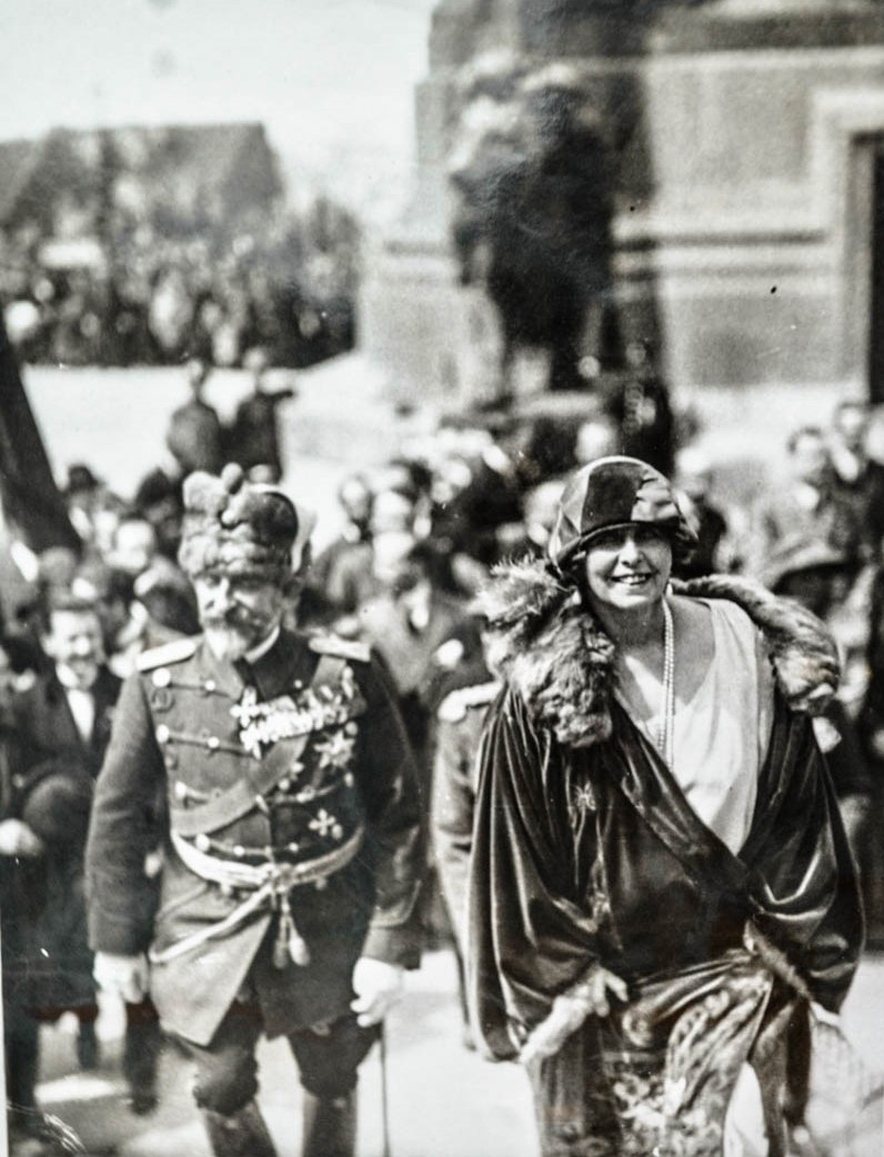 Regina Maria şi regele Ferdinand în vizită în Belgia, la Bruxelles <br /> Sursă foto: Arhivele Naționale ale României
